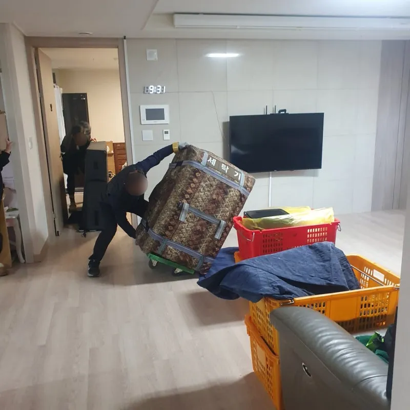 현풍 반도 유보라 아파트 포장이사 후기 (1층 상차, 정리까지 마무리) 현장 사진 2